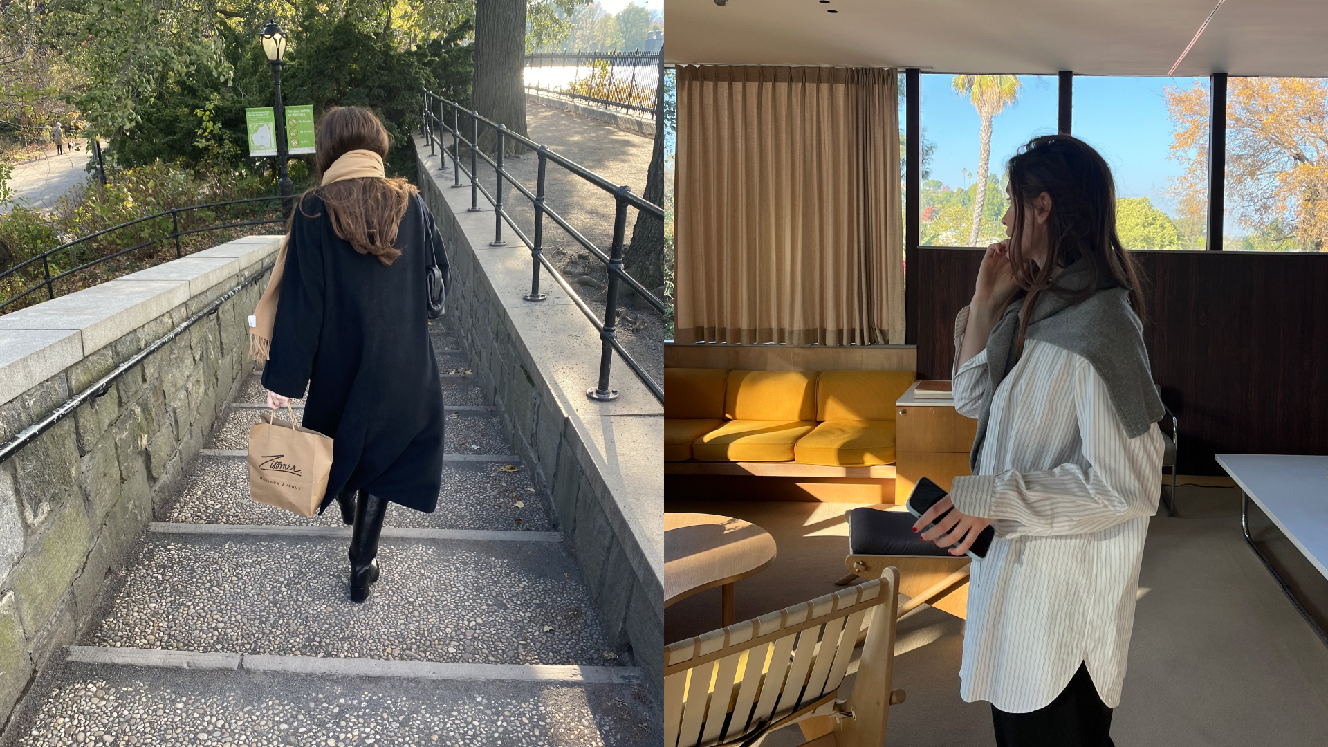 images of Grace O’Neill Dougherty in fall fashion