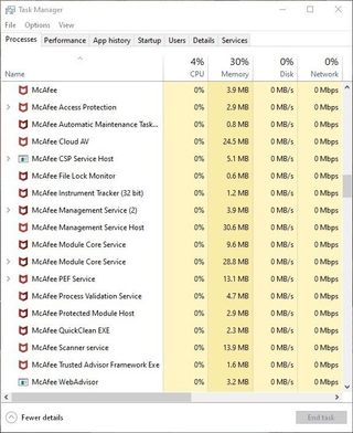 Mcafee Total Protection Review Task Manager