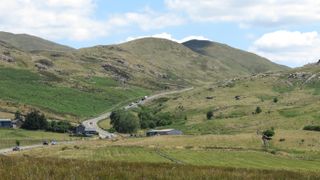The A470, east of Dolgellau, in the Cambrian Mountains