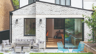 Exterior of the house from the back garden