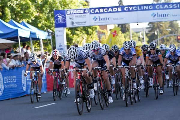 TIBCO leads the field with one lap to go.