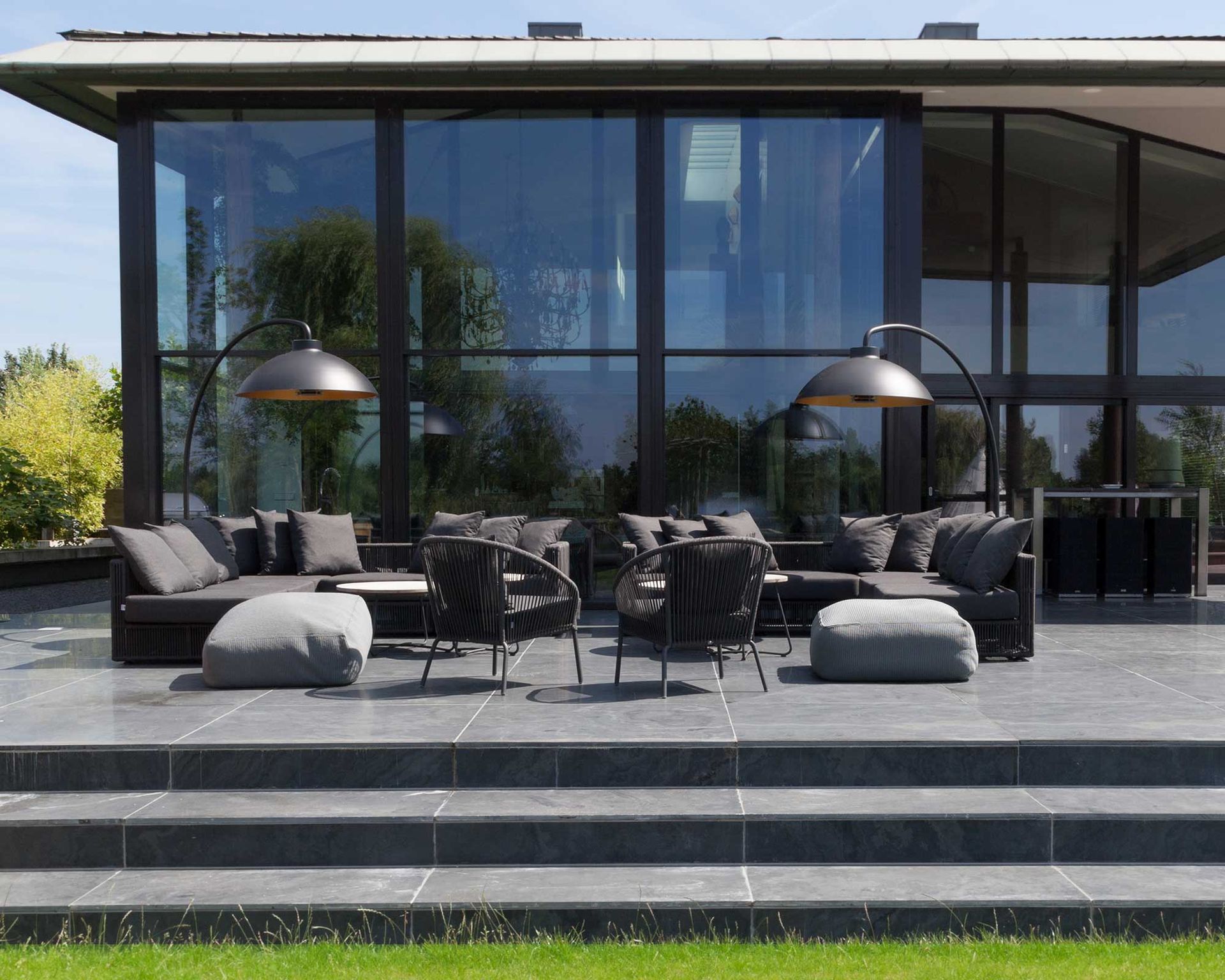 Patio heater ideas 11 luxe looks to keep your outdoor living space