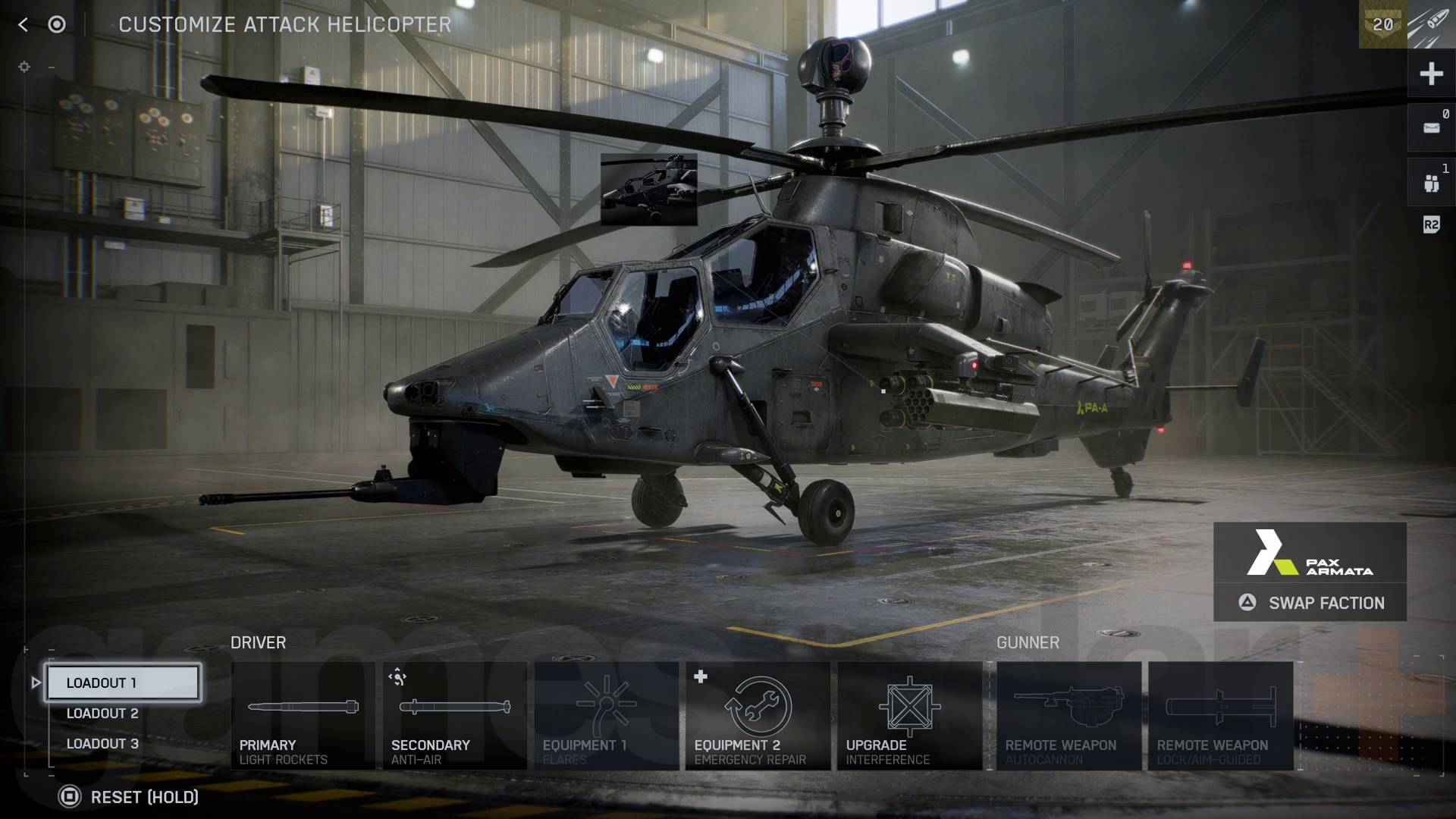 Battlefield 6 Attack Helicopter loadout