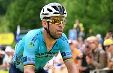 Mark Cavendish in Astana kit at the 2024 Tour de France