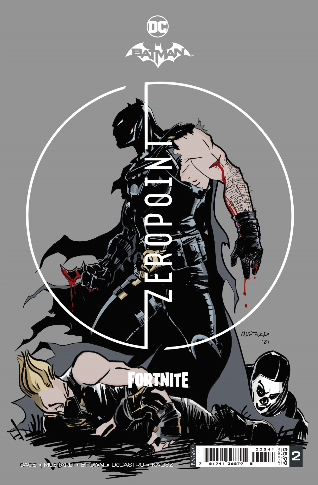 Batman/Fortnite: Zero Point covers