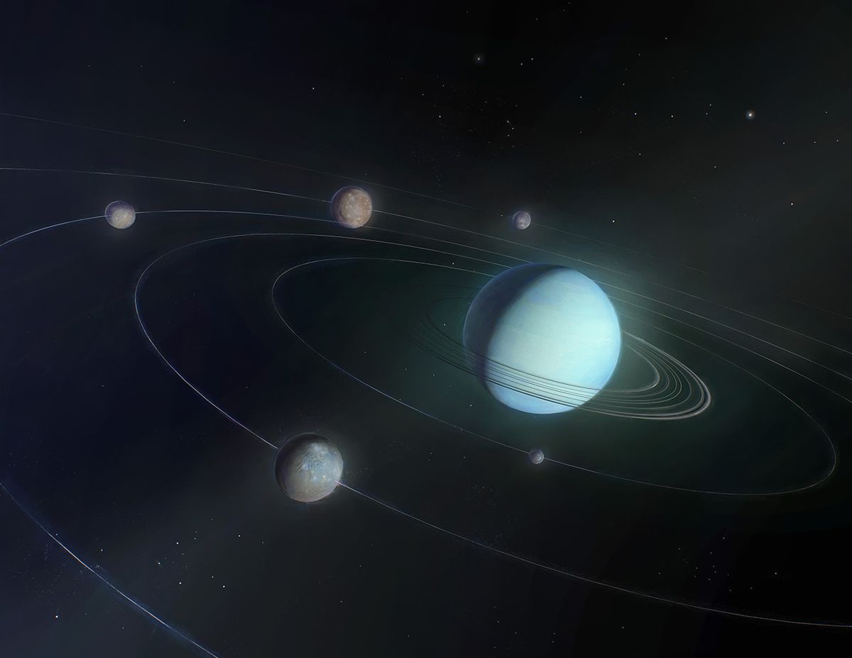 Duas luas de Urano podem ter oceanos subterrâneos ativos