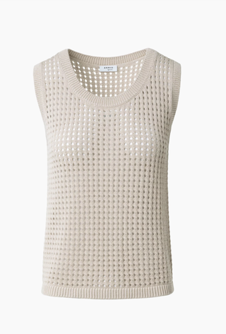 Scoopneck Crochet Cotton Tank