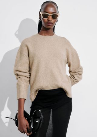 Relaxed Fit Knit Sweater