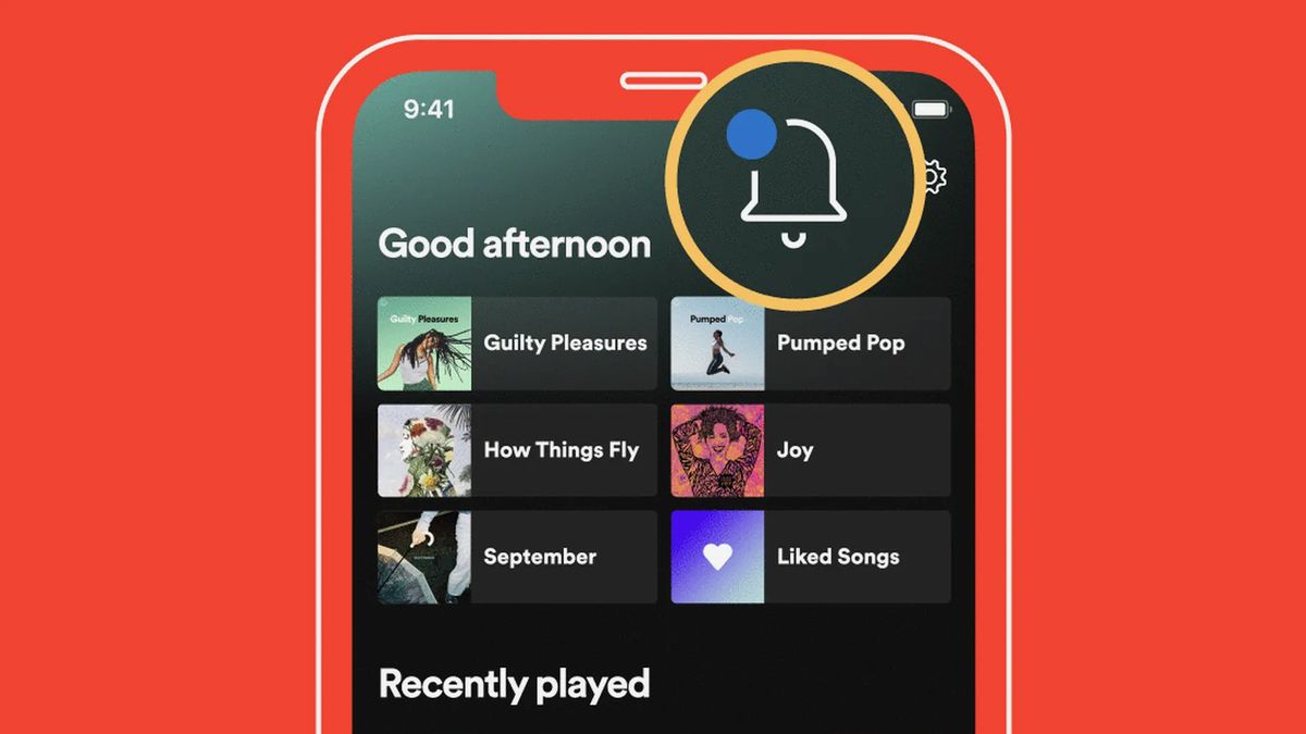 Spotify’s “What’s New” feature alerts you to new releases from your