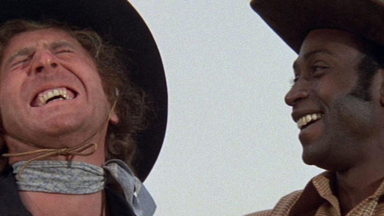 Gene Hackman and Cleavon Little in Blazing Saddles