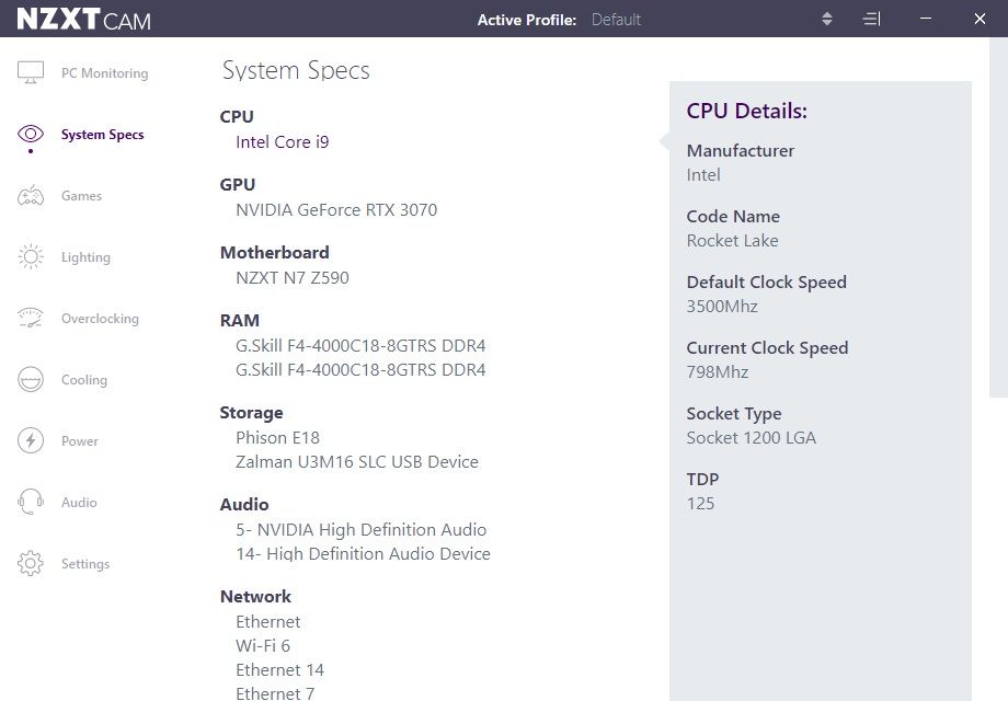 NZXT N7 Z590