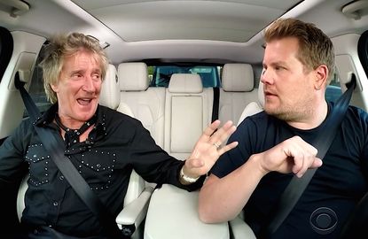 Rod Stewart tells James Corden about his old life of "drinking and shagging"