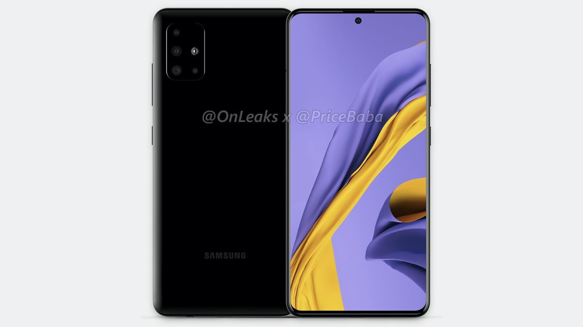 Samsung Galaxy A51 shownoff in new render images with four cameras