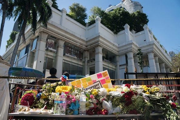 The Erawan Shrine after the bombing.