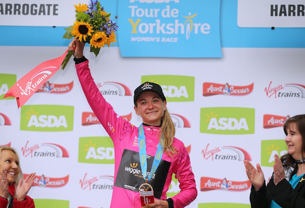 Claudia Lichtenberg won the mountains jersey at Tour de Yorkshire