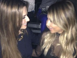 Kim Kardashian giggles with Cheryl Cole during night out in LA