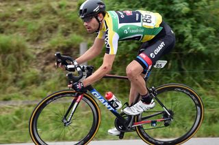 Tom Dumoulin on stage four of the 2015 Tour de Suisse