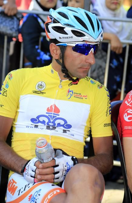 Tour de Langkawi leader Mirsama Pourseyedigolakhour (Tabriz Petrochemical)