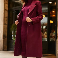 Wool Rich Longline Tailored Coat | £155 at Sosandar via M&amp;S