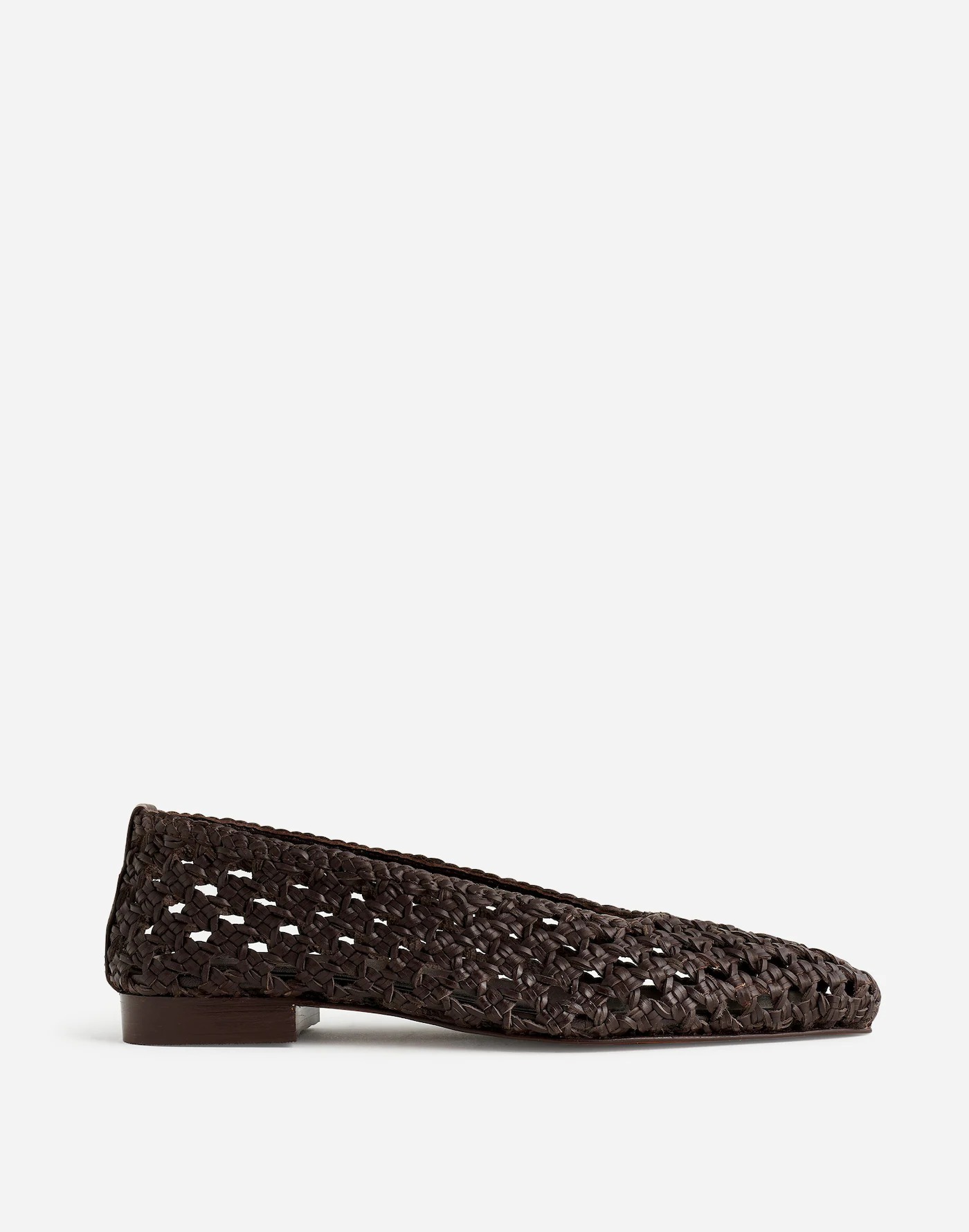 MW, The Ruth Ballet Flat in Woven Leather