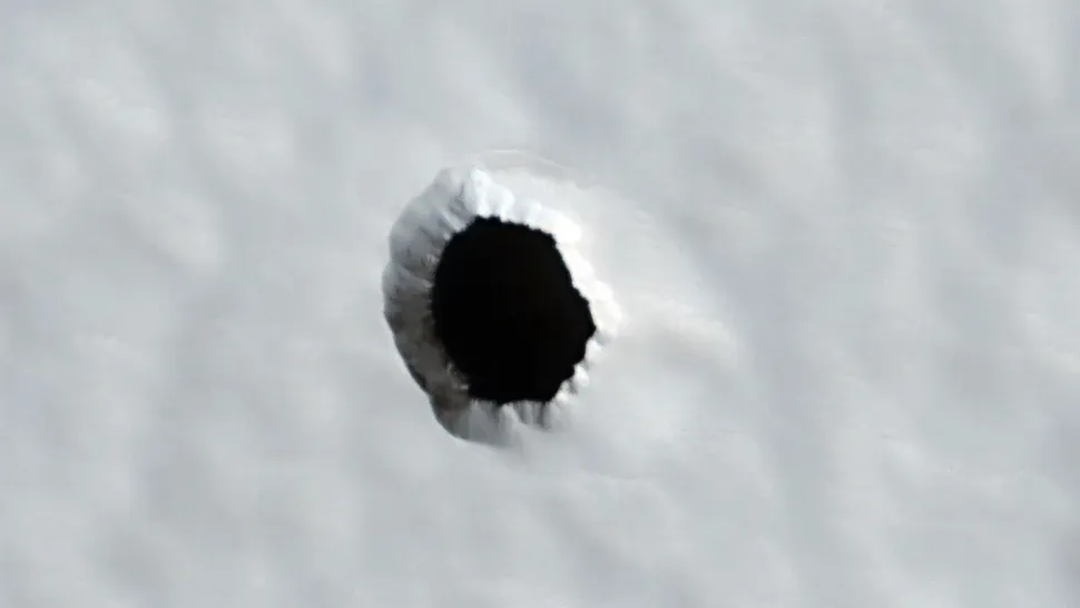 A "bullet" hole