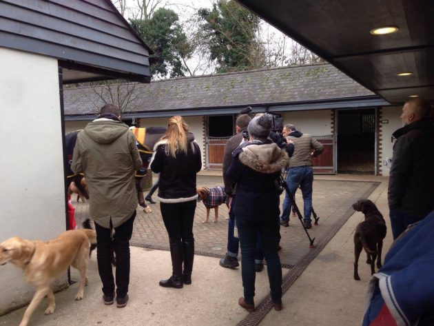 Press day at the yard