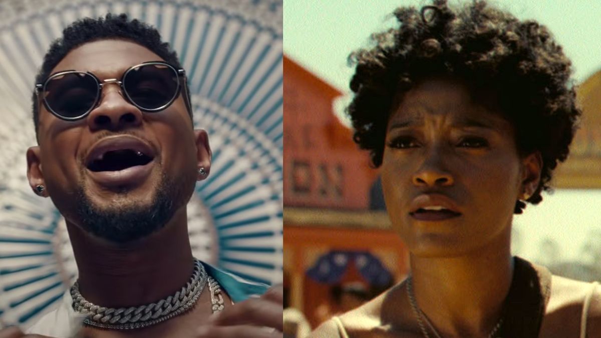 Usher in &quot;Don&#039;t Waste My Time&quot; music video and Keke Palmer in Nope