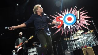 Pino Palladino, Roger Daltrey, and Zak Starkey of The Who perform at Arena at Gwinnett Center on April 23, 2015 in Duluth, Georgia