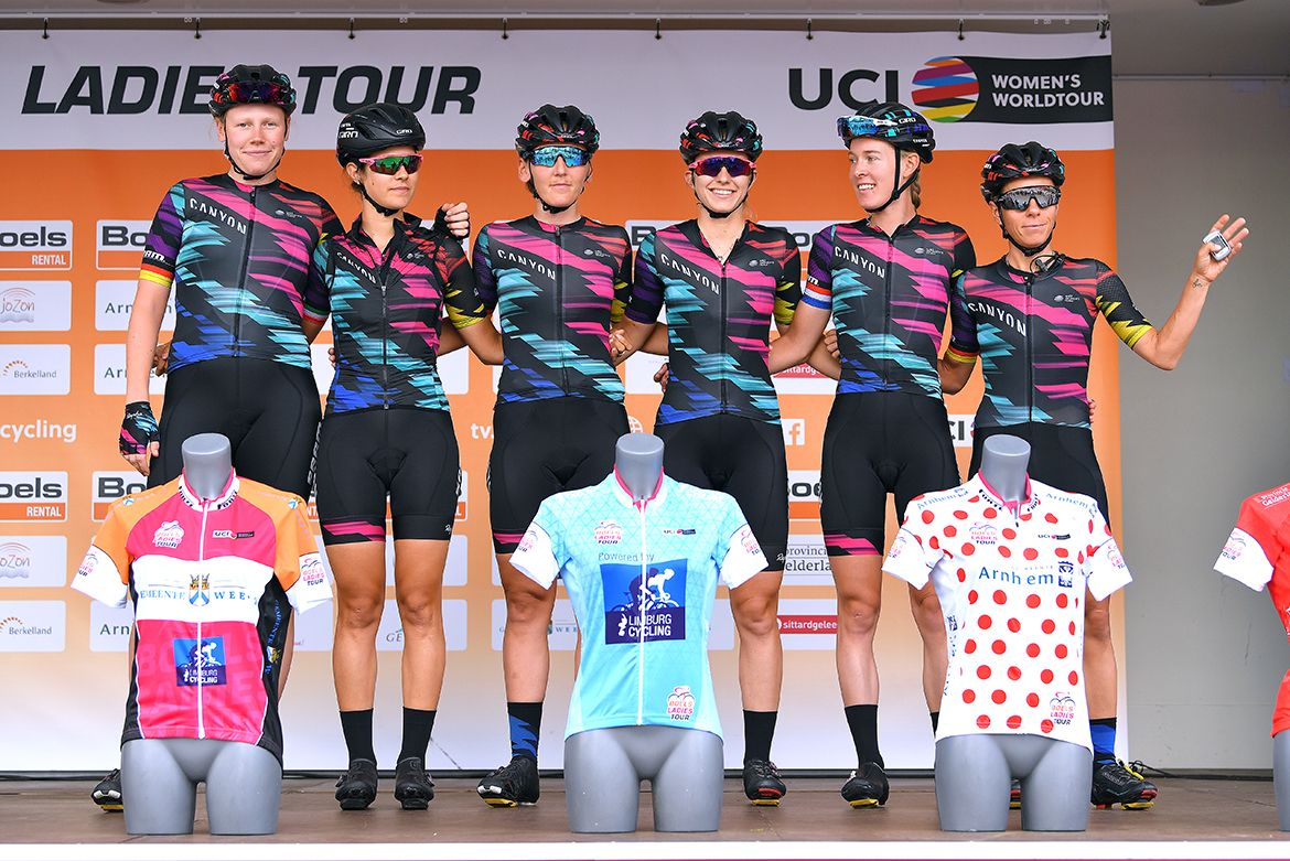 The Canyon-SRAM team presented to the crowd
