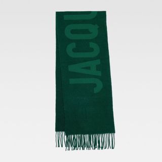 Jacquemus Fringe logo scarf