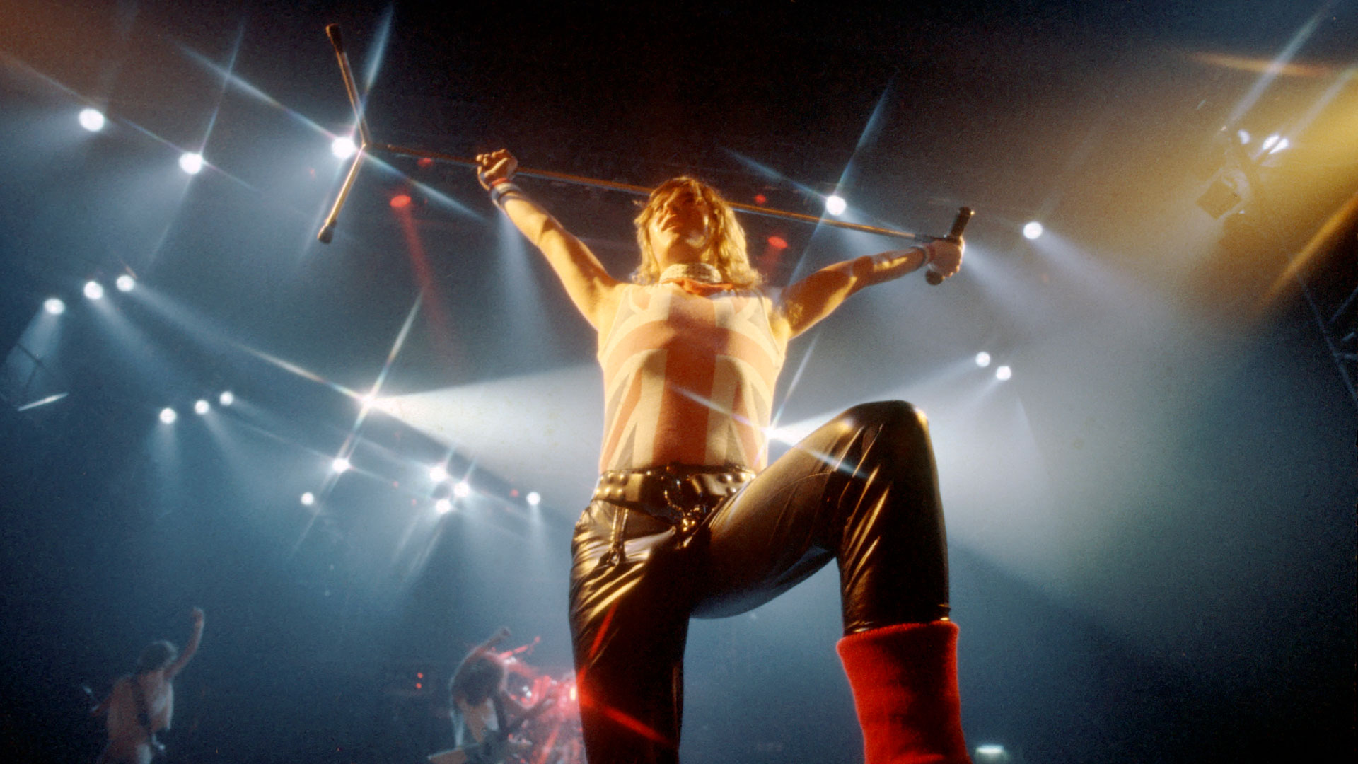 Def Leppard performing in Rochester, New York circa 1983