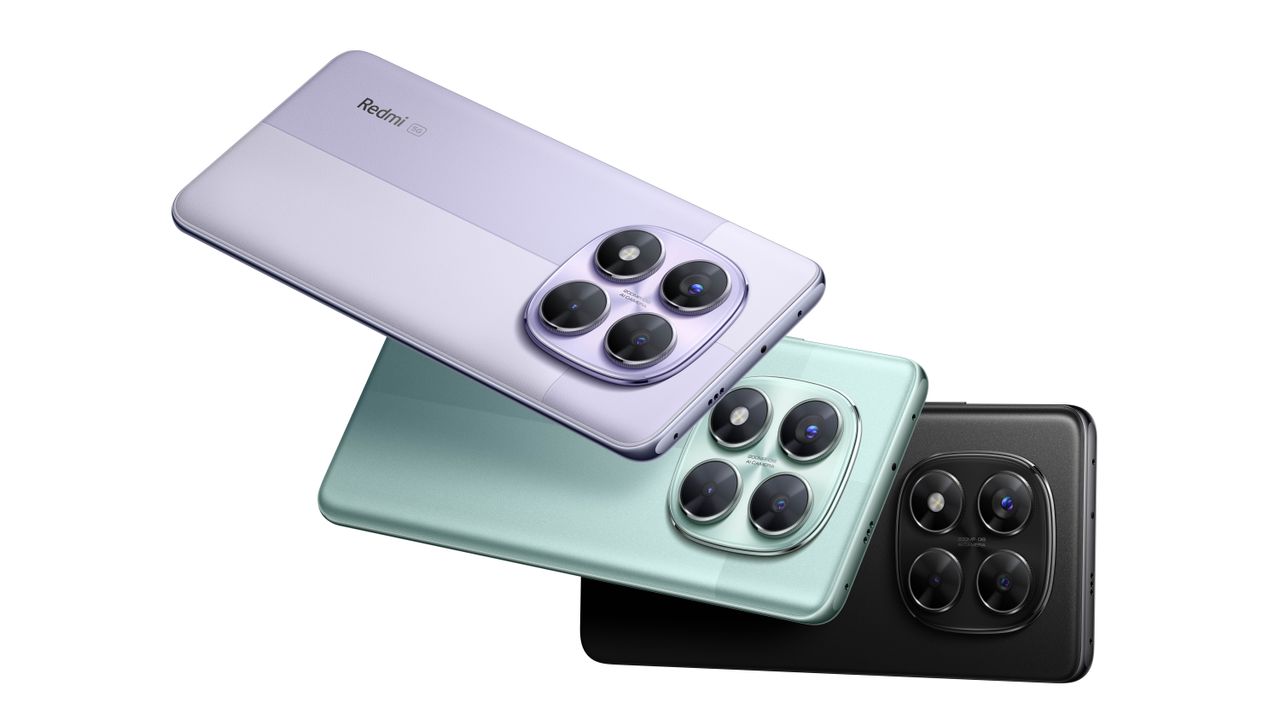 Redmi Note 14 Series product images on a white background