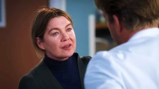 Ellen Pompeo as Meredith Grey in Grey's Anatomy season 20