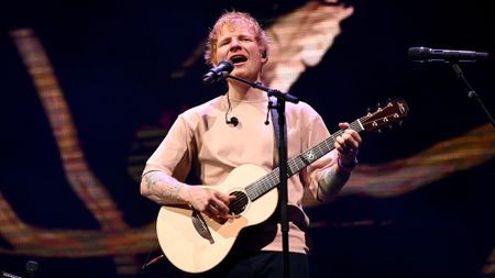 Ed Sheeran performs during iHeartRadio KISS108's Jingle Ball 2025 Presented By Capital One at TD Garden on December 14, 2025 in Boston, Massachusetts