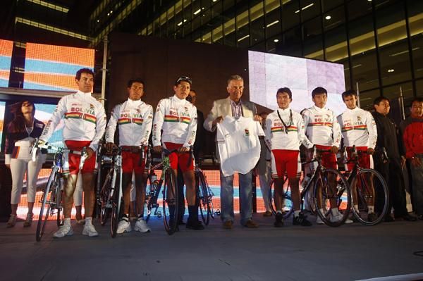 The team from Bolivia