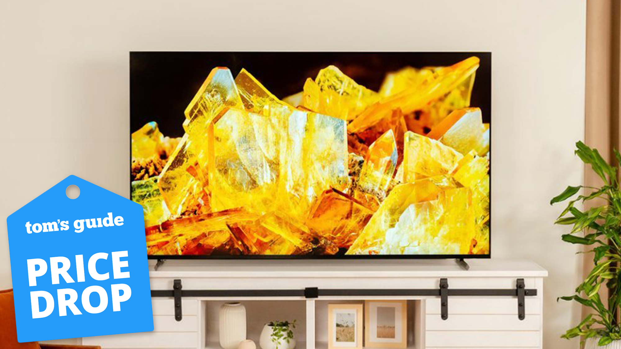 Sony X90L with deal tag