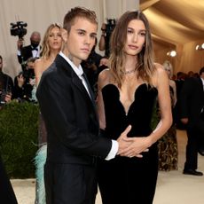 Justin Bieber and Hailey Bieber attend the 2021 Met Gala