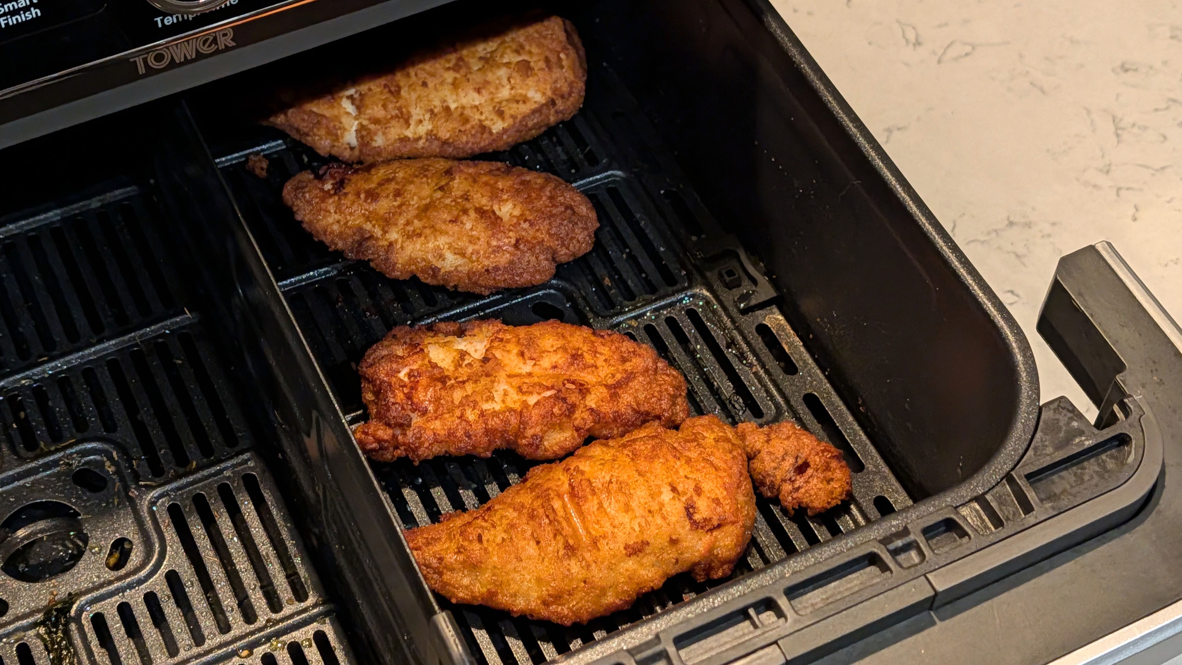 Chicken cooked in air fryer