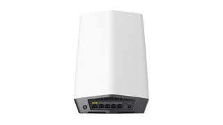 A photograph of the rear of the Netgear Orbi Pro Wi-Fi 6