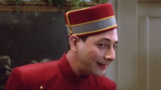 Pee-wee as a bellhop