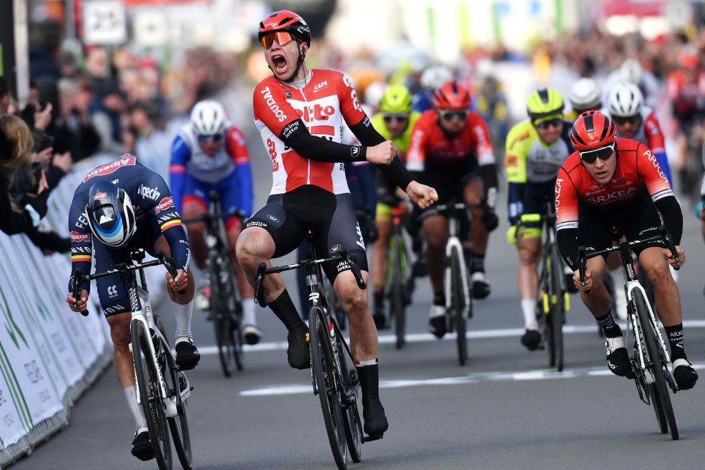 Arnaud De Lie (Lotto Soudal) takes the victory at Grote Prijs Jean-Pierre Monseré 2022