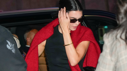Kendall Jenner is seen on October 08, 2023 in New York City.