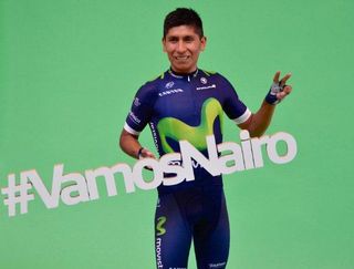 Nairo Quintana shows his hashtag