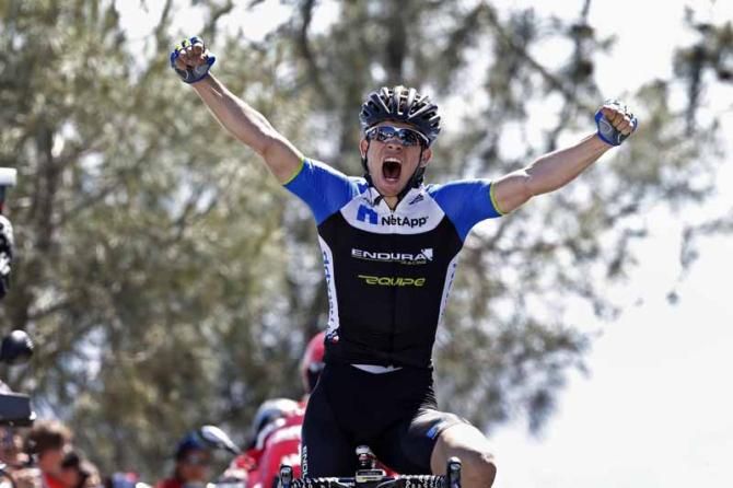 Leo K&ouml;nig wins the Queen Stage of the Tour of California for NetApp-Endura