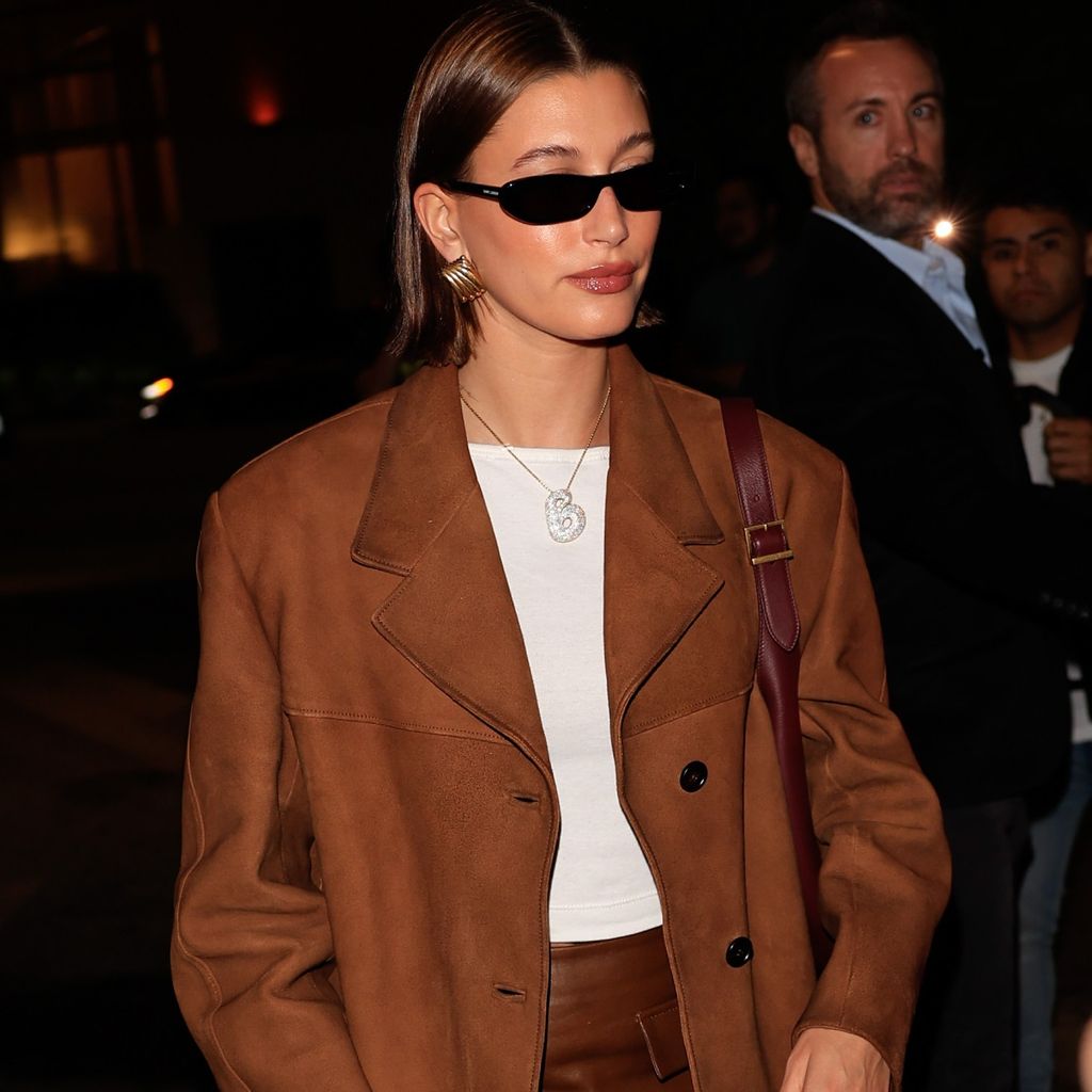 No, Hailey Bieber Is Not Making a Fashion Statement with These Heavy