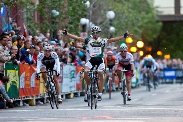 Lucas Sebastian Haedo (Colavita / Sutter Home p/b Cooking Light) proves to be too quick for Thomas Soladay (Team Mountain Khakis).