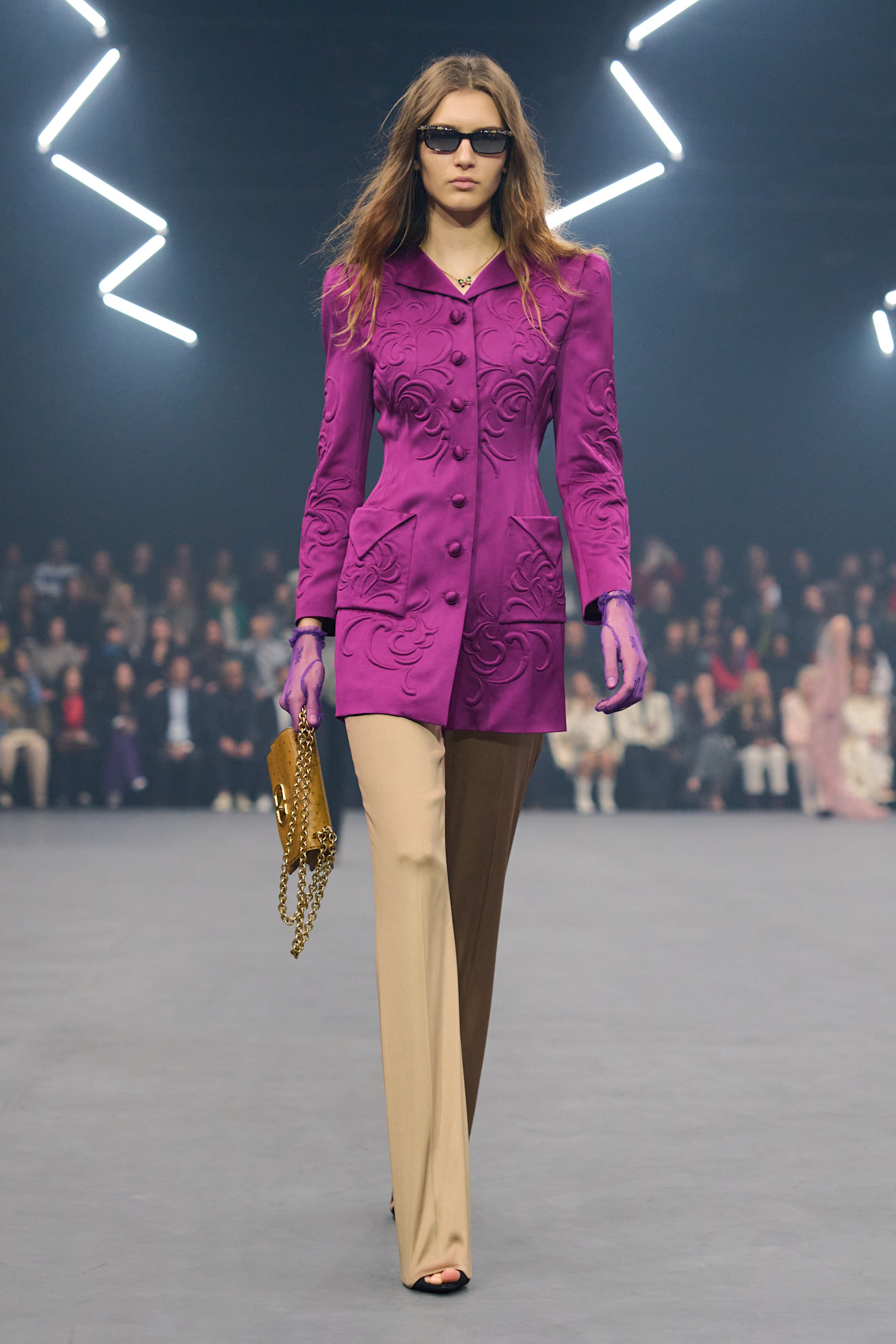 Colorful maximalism at valentino spring 2026.