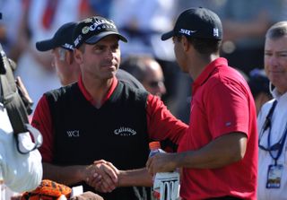 Tiger Woods and Rocco Mediate