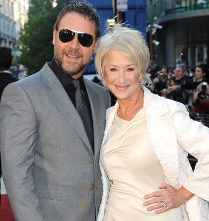 Russell Crowe and Helen Mirren, State of Play premiere, celebrity gossip, Marie Claire