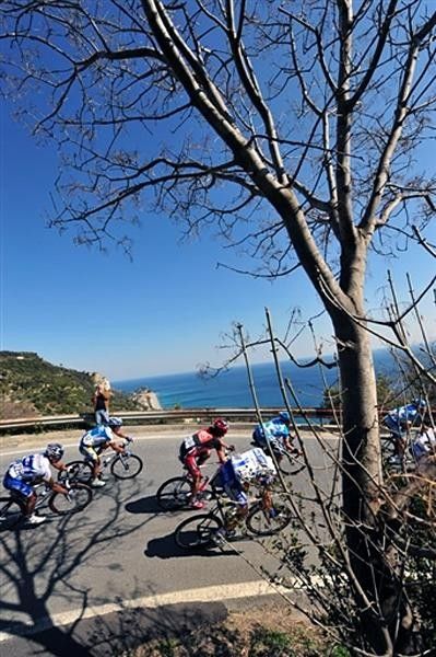Italy's Riviera di Ponente turned on the most spectacular backdrop for the nation's favourite Classic.